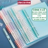 Còng nhựa mềm 5 mắt Decorme - Phụ kiện sổ planner, bullet journal, giảm giá 19.900đ 8