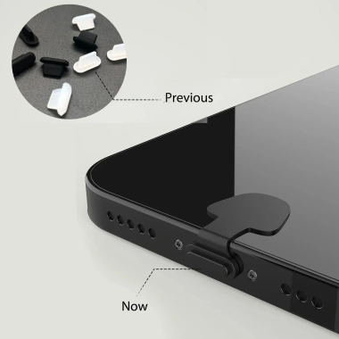 Cổng sạc USB-C chống bụi silicon cho iPhone 14-17 Pro Max, bảo vệ cắm Type-C 6 Cổng sạc USB-C chống bụi silicon cho iPhone 14-17 Pro Max, bảo vệ cắm Type-C 6