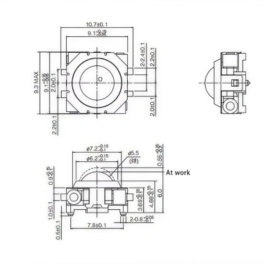 Công tắc bóng rổ EVQVJN007 - Lắp đặt dễ dàng, hiệu suất cao, giá 114,400 VND 3