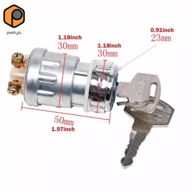 Công tắc đánh lửa chìa khóa hiệu suất cao, 4 vị trí di động, dễ lắp đặt cho JK424 Golf Kart UTV - Giá 96.800₫