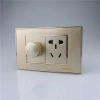 Công tắc điều chỉnh tốc độ quạt trần 300W Loại 118 che giấu bảng vàng vô cấp AQRS Giá ưu đãi 153.857 VND 10