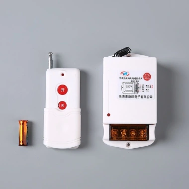 Công Tắc Điều Khiển Từ Xa 1Km 30A/220V có Học Lệnh - Máy Bơm Nước, Rửa Xe, Báo Cháy, Sủi 2 Công Tắc Điều Khiển Từ Xa 1Km 30A/220V có Học Lệnh - Máy Bơm Nước, Rửa Xe, Báo Cháy, Sủi 2