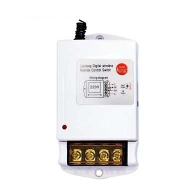 Công Tắc Điều Khiển Từ Xa 1Km 30A/220V có Học Lệnh - Máy Bơm Nước, Rửa Xe, Báo Cháy, Sủi 7 Công Tắc Điều Khiển Từ Xa 1Km 30A/220V có Học Lệnh - Máy Bơm Nước, Rửa Xe, Báo Cháy, Sủi 7