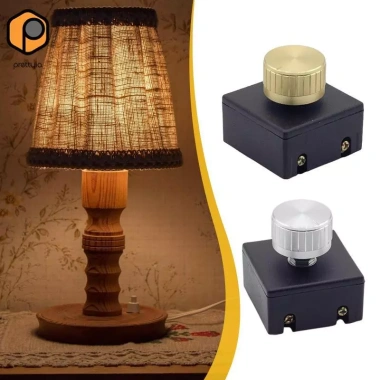 Công tắc dimmer AC110-220V 60W-300W - Điều chỉnh độ sáng mờ nhẹ, thích hợp cho đèn bàn & phòng khách sạn - Giá ưu đãi 90.200₫