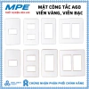 Công tắc MPE đa mặt 1-6, viền vàng bạc - Giá chỉ 29.000đ, giảm từ 36.830đ