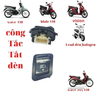 Công tắc tắt đèn pha COS cho Wave 110, RSX 110, Blade, Vision – Giá 23.000₫