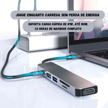Cổng USB-C HUB 6 trong 1 HDMI 4K, TF, Đọc thẻ SD – Giá chỉ 111.100₫ 4 Cổng USB-C HUB 6 trong 1 HDMI 4K, TF, Đọc thẻ SD – Giá chỉ 111.100₫ 4