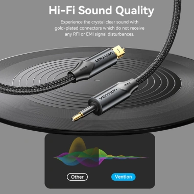 Cổng vuông sợi quang Vention sang cáp quang 3,5mm Dolby DTS PCM - 93.500 VND