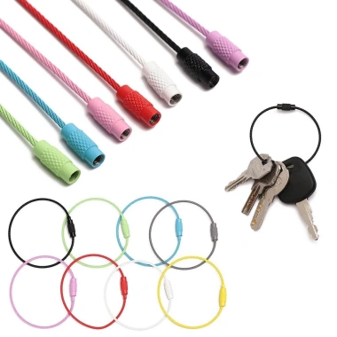 Conopery 10 chiếc Dây giữ hành lý 1.5x150mm Keychain vòng tròn thẻ cáp Giá chỉ 38.940₫ 9