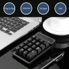 Conopery Bàn phím không dây 2.4GHz Mini 19 phím Bluetooth cho máy tính xách tay 5