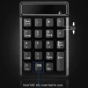 Conopery Bàn phím không dây 2.4GHz Mini 19 phím Bluetooth cho máy tính xách tay 9