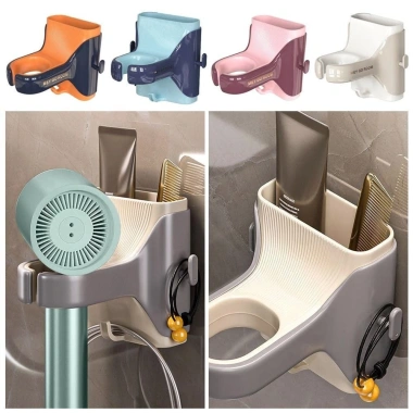 Conopery Giá đỡ máy sấy tóc treo tường không khoan – Móc tiện lợi, bền bỉ, đa chức năng, giảm còn 53.130₫
