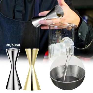 CONOPERY Measure Jigger 2oz-1oz Dày Thép Không Gỉ 304, Cốc Đo và Bình Lắc Cốc Bắn Kép Phong Cách Nhật Bản - 149k