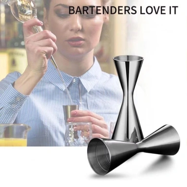 CONOPERY Measure Jigger 2oz-1oz Dày Thép Không Gỉ 304, Cốc Đo và Bình Lắc Cốc Bắn Kép Phong Cách Nhật Bản - 149k