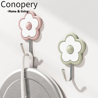 Conopery Set 5 Móc Treo Đồ Dán Tường Tự Dính Không Đinh Cho Nhà Bếp & Phòng Tắm - 32,450₫