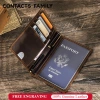CONTACT'S Ví Hộ Chiếu Nam Da Thật Mỏng Đựng Thẻ ID Vintage - Giá ưu đãi 265,680₫