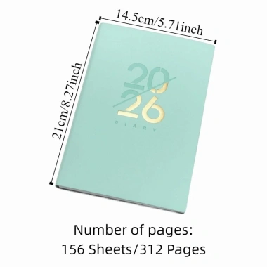 Coolcells 2.026 Notepad A5 Lập kế hoạch 12 tháng - Sổ tay 365 ngày, chống mài mòn, 123.228đ