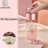 COOLCELLS Chai Trà 500ml Thủy Tinh Trong Suốt - Thép 304 Chống Ăn Mòn Tay Cầm Di Động