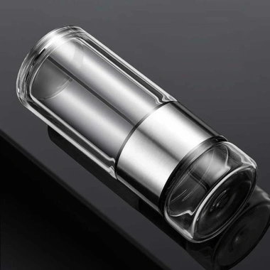 COOLCELLS Chai Trà 500ml Thủy Tinh Trong Suốt - Thép 304 Chống Ăn Mòn Tay Cầm Di Động 4 COOLCELLS Chai Trà 500ml Thủy Tinh Trong Suốt - Thép 304 Chống Ăn Mòn Tay Cầm Di Động 4