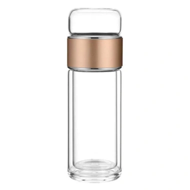 COOLCELLS Chai Trà 500ml Thủy Tinh Trong Suốt - Thép 304 Chống Ăn Mòn Tay Cầm Di Động