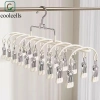 Coolcells Giá đựng quần áo, móc treo thép không gỉ, 20 kẹp, tất giữ phòng giặt