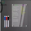 COOLCELLS Lịch hàng tuần tủ lạnh tái sử dụng 3/8 bút acrylic - công cụ lập kế hoạch đa năng nhà bếp