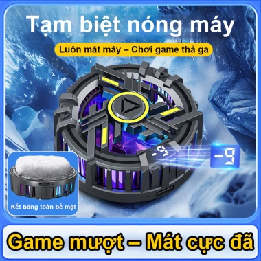 Coolsen Tản Nhiệt Điện Thoại Hít Từ Mạnh, Làm Lạnh Đóng Băng, Giảm Nóng Nhanh, Giao Hàng Nhanh 442.000 VND