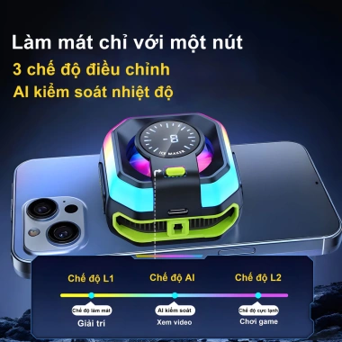 Coolsen Tản Nhiệt Điện Thoại Hít Từ Mạnh, Làm Lạnh Đóng Băng, Giảm Nóng Nhanh, Giao Hàng Nhanh 442.000 VND