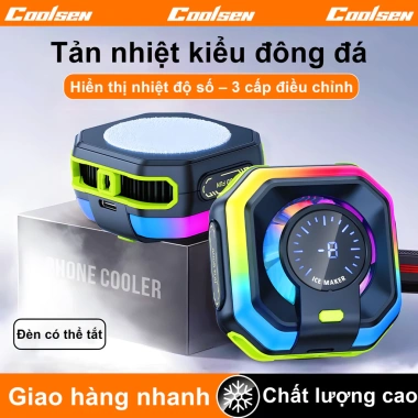 Coolsen Tản Nhiệt Điện Thoại & Máy Tính Bảng – Làm Lạnh Mạnh Mẽ, Hoạt Động Êm, Giao Hàng Nhanh
