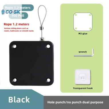 COOUTR Cảm Biến Tự Động Đóng Cửa Không Đục Lỗ, Điều Chỉnh Tự Động, Giá Đỡ Gần Hơn, Nhà VN 67.650₫ 11