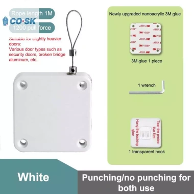 COOUTR Cảm Biến Tự Động Đóng Cửa Không Đục Lỗ, Điều Chỉnh Tự Động, Giá Đỡ Gần Hơn, Nhà VN 67.650₫ 12