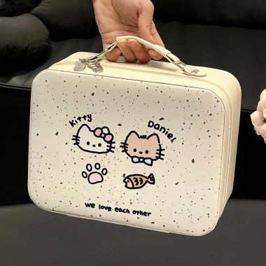 Cốp Đựng Mỹ Phẩm Trang Điểm có Gương, Túi Makeup Du Lịch Xách Tay - Giá 138k 7 Cốp Đựng Mỹ Phẩm Trang Điểm có Gương, Túi Makeup Du Lịch Xách Tay - Giá 138k 7