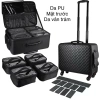 Cốp kéo Da PU 100% Vân Trám chống nước 48cm - Đựng đồ makeup chuyên nghiệp, giảm giá 945k 10