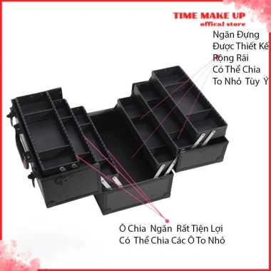 Cốp xách tay ba tầng 24 khay có dây đeo MS 91 chính hãng, 535.000₫ 3