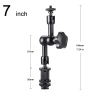 Cormeilles 11 inch Khớp nối kẹp điều chỉnh 1/4 & 3/8 cho DSLR, LCD, LED - 99.000₫ 10