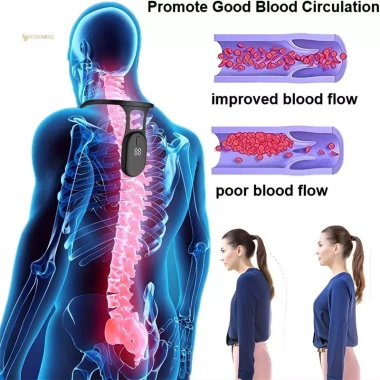 Corrector Tư Thế Thông Minh MUQV - Nhắc Nháy Cổ Hump, Giám Sát Lưng, Đào Tạo Tư Thế Cho Người Lớn và Trẻ Em