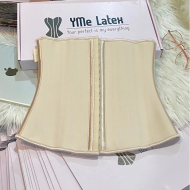 Corset Chuẩn YME LATEX Đai nịt bụng 25 xương chuẩn Hy Lạp cao cấp Full box - Giá chỉ 300.000₫