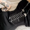 Corset nữ gợi cảm LUImo Gothic dây xích giảm béo, shaper đường cong - 96.580₫ 3