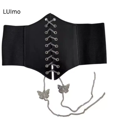 Corset nữ gợi cảm LUImo Gothic dây xích giảm béo, shaper đường cong - 96.580₫ 5