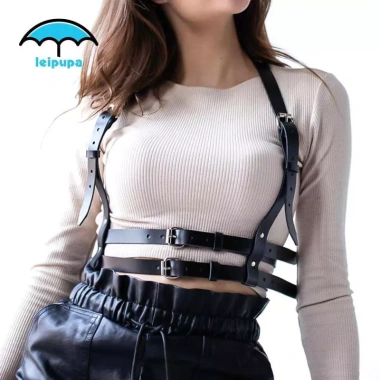 Corset Underbust Giả Da Phong Cách Punk - Điều Chỉnh Linh Hoạt, Phù Hợp Đầm, Giá 144,100₫ 4