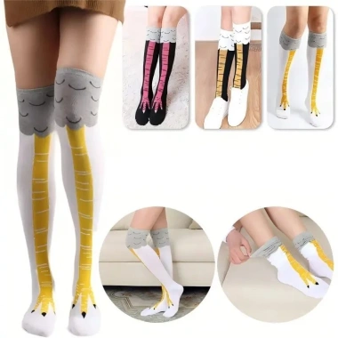 Cosplay động vật hoạt hình deadlift Halloween - chân gà đầu gối cao, tất ngộ nghĩnh, quà 30k 8