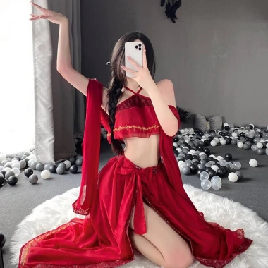 Cosplay Hán Phục Nữ In Họa Tiết Ngọt Ngào Quyến Rũ - Đồ Ngủ & Nội Y Cao Cấp 2.585