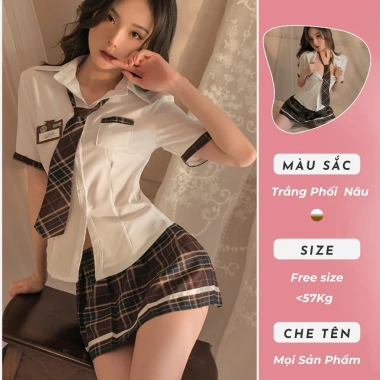 Cosplay Học Sinh DN103 - Bộ Đồ Ngủ Dễ Thương, Quyến Rũ, Gợi Cảm Giá 140k 2