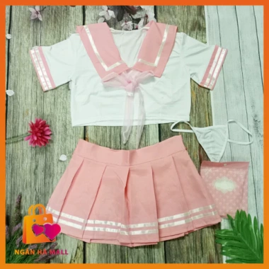 Cosplay học sinh Nhật Bản sexy – Đồ ngủ, tặng tất trắng hoặc đen, chỉ 63.000₫