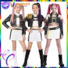 Cosplay KPop Demon Hunters Mira Rumi Zoey Áo khoác và Váy ngắn Halloween Giá 245.732 VND