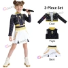 Cosplay KPop Demon Hunters Mira Rumi Zoey Áo khoác và Váy ngắn Halloween Giá 245.732 VND 8