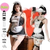 Cosplay Maid Lolita Ren Xuyên Thấu Sexy, Váy Ngủ 2 Dây Bigsize 40‑80kg