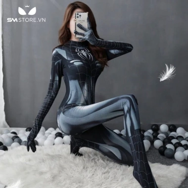 Cosplay Người Nhện Ôm Body Sexy Khóa Kéo Hở Đáy - Hỏa Tốc SMS009 Giá 122k