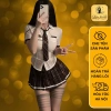 Cosplay Nữ Sinh DN103 – Váy Ngủ Sexy Kèm Cà Vạt Huy Hiệu, Giá 140k