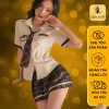 Cosplay Nữ Sinh DN103 – Váy Ngủ Sexy Kèm Cà Vạt Huy Hiệu, Giá 140k 6